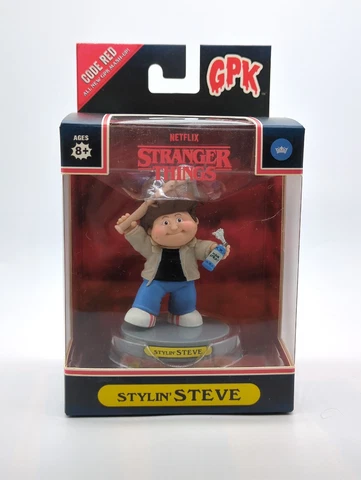 Garbage Pail Kids & Stranger Things Mashup STYLIN' STEVE Figure GPK 2022 Topps Cover
