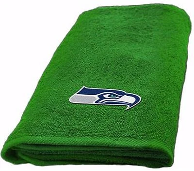 Seattle Seahawks Hand Towel measures 15 x 26 inches - Image 1 of 4