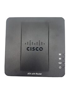 Cisco SPA122 ATA with Router VoIP 2 Port Telephone Adapter (No PSU) 74-9318-04
