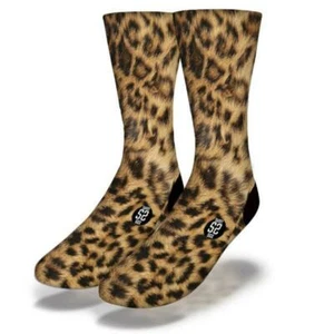 NEW ADULT / JUNIOR SAVVY SOX LEOPARD PRINT SOCKS LIMITED EDITION RELEASE OSFA - Picture 1 of 1
