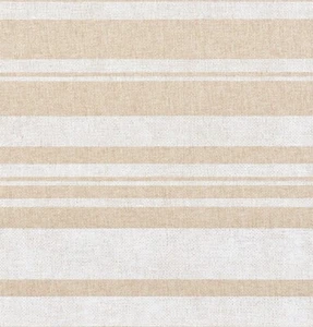 Schumacher 5008872 Horizon Paperweave Natural White Stripe 36"x 8YD 1DR 64Sqft - Picture 1 of 7