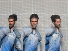 Painted Service 1/12 Jason Momoa Aquaman Head Sculpt fit 6" Figure Mez One:12