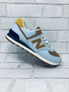 New Balance ML574DS2  Shoes “ University Blue” Workwear Suede Gumbottoms - Picture 1 of 7