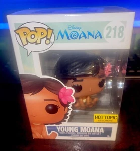Funko Pop! Disney Moana: Young Moana #218 Hot Topic Exclusive - Picture 1 of 6