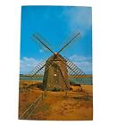 Postcard Old Windmill At Bass River Cape Cod Massachusetts Chrome Unposted