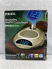 Homedics SoundSpa SS-4500 AMFM Clock Radio Sound Therapy Machine Time Projection