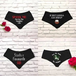 T-Shirt Donna Personalizzata Magliette Intimo Divertente Mutandine Polla Festa Regalo Top - Foto 1 di 5