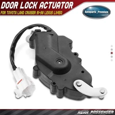 Actuador de bloqueo de puerta para Lexus LX450 1996 1997 Toyota Land Cruiser 1991-98 trasero derecho Foto 1 de 4