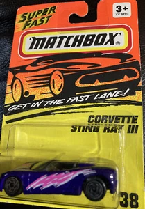Matchbox Superfast #38 Chevy Chevrolet Corvette Sting Ray III 7-11 PROMO 1994 - Picture 1 of 5