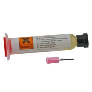 Flux Rework SMT Soldadura 10 g Jeringa Gel Jelly Pasta Warton Metales Hecho en Gran Bretaña - Imagen 1 de 1