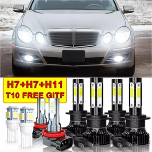For Mercedes-Benz ML350 2006 2007-2011 - 6x LED Headlight + Fog Light Bulbs - Picture 1 of 13