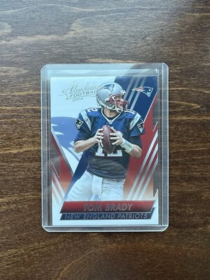 2014 Panini Absolute - Die Cut #44 Tom Brady - Image 1 of 2