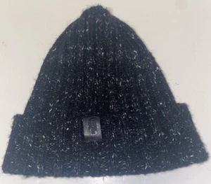 The North Face Chunky Rib Beanie Black Specks Ski Hat Winter - Picture 1 of 12