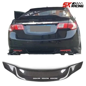 Se adapta a alerones traseros de fibra de carbono real para Acura Tsx Cu1 Cu2 2009-2014 - Imagen 1 de 14