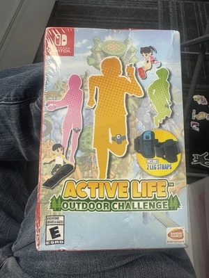 Active Life Outdoor Challenge Bundle Nintendo Switch 2021 Box Is Pretty Bent!! - Image 1 of 2