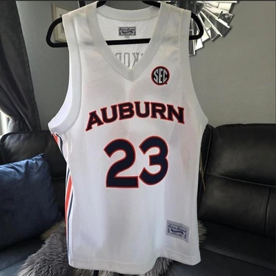 Auburn Tigers Isaac Okoro Retro Brand MED White Official NCAA Player Jersey  - Image 1 of 4