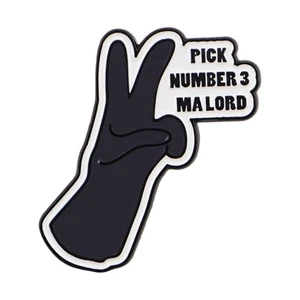 Trendy Gesture Inspired Brooch Alloy Pin Suitable For Casual Or Formal - Picture 1 of 8