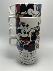 4 tazas de torre de Disney de Francfranc Mickey Minnie Mouse - Imagen 1 de 24