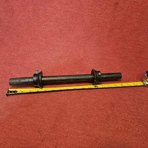 Vintage Unbranded 1" Standard Dumbbell Handle Solid Bar Collars NO SLEEVES - Picture 1 of 10