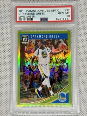 Panini Donruss Optic Draymond 2018-19 verde lima verde Prizm/149 PSA 10 Pop 1 Foto 1 de 2