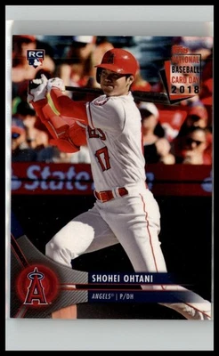 2018 Topps National Baseball Card Day #8 Shohei Ohtani Rookie RC - Image 1 of 2