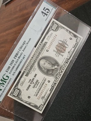 1929 $100 Federal Reserve Banknote - Image 1 of 2