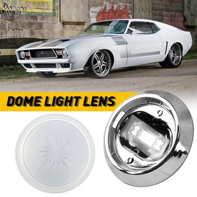 Round Dome Light Base &Lens for 70-81 GM Monte Carlo SS Regal Cutlass Grand Prix Foto 1 de 4