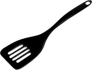 Chef Craft Basic Melamine Slotted Turner/Spatula, 11.25 Inch, Black - Picture 1 of 3