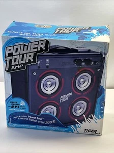 Tiger Electronics Power Tour Mini Guitar Amp/MP3 Player Speakers Small 9x9” - Picture 1 of 7