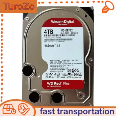 Western Digital Red WD40EFZX 4TB 5400RPM 3.5" 128MB SATA 6Gb/s Hard Disk Drive - Image 1 of 4
