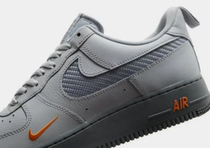 NIKE AIR FORCE 1 '07 LV8 J22 WOLF COOL GREY KUMQUAT (DR0155 001) VARIOUS SIZES - Picture 1 of 8