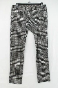 J. McLaughlin Becca Pants Women’s Size 6 Black White Houndstooth Skinny Stretch - Picture 1 of 9