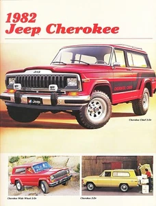 1982 Jeep Cherokee Chief and Laredo Original Dealer Sales Brochure - Picture 1 of 1
