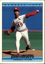 1992 Donruss St. Louis Cardinals Baseball Card #37 Juan Agosto