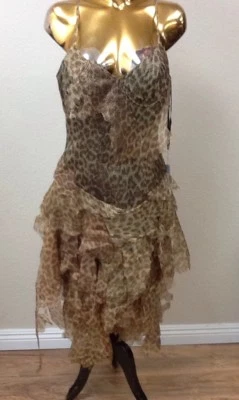 Sherry haute couture Women's distressed dress Size 6 - Photo 1/4