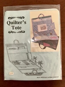 Blue Mountain Pattern Co. QUILTER'S TOTE Sewing Pattern NOS - Picture 1 of 4