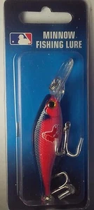 MLB BOSTON CALCETINES ROJOS pececito crankbait señuelo de pesca REGALO DEL DÍA DEL PADRE con licencia - Imagen 1 de 1