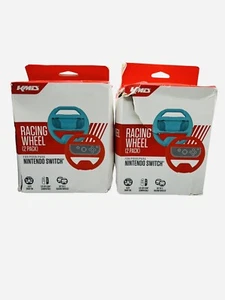 Nintendo Switch Racing Wheels By KMD New 4 Pack Gaming Accessory Car Box Wear - Picture 1 of 6