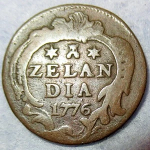 1776 Magic Keydate! Date of Independence! Colonial New York Penny Zeeland COA - Picture 1 of 4