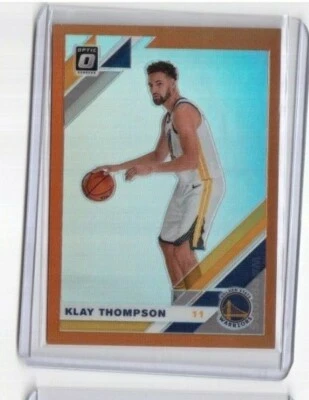 2019-20 Optic Basketball Orange Card Klay Thompson Golden State Warriors 170/199 - Image 1 of 2