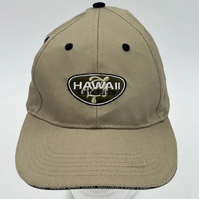 Gorra de béisbol hawaiana Hawaii Surfware - Maui Oahu beige con correa - Talla única Foto 1 de 4