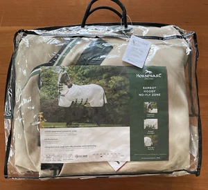 Rambo Hoody Sweet Itch Horse Fly UV Sheet with No Fly Zone & FREE FLY MASK  72" - Picture 1 of 12