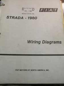 Diagramas de cableado de fábrica Fiat Strada 1980 - Imagen 1 de 1