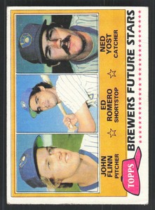1981 Topps Brewers Future Stars - John Flinn/Ed Romero/Ned Yost 659 Brewers