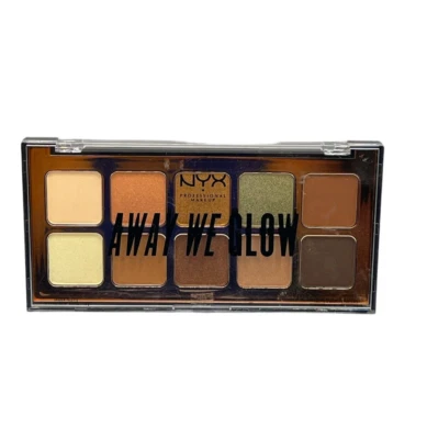 NYX Away We Glow Professional Eye Shadow Pallet, AWGSP02 Hooked On Glow - Image 1 of 4