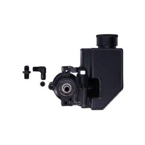 Black Type II Power Steering Pump with 18oz Aluminum Reservoir for GM - Picture 1 of 1