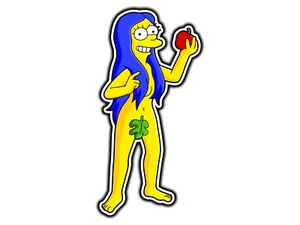 #2004 Eve Marge Springfield Family Impermeable Vinilo Adhesivo Troquelado Coche Laptop - Imagen 1 de 1