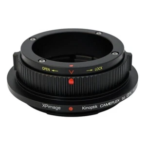XPIMAGE Locking Adapter for Kinoptik Cameflex Mount Lens to Fuji GFX Camera - Picture 1 of 8