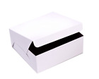 Boîte à gâteaux en carton SafePro 993, 9 x 9 x 3 pouces, boîte de boulangerie