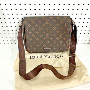 Louis Vuitton Shoulder Bag Brown Leather